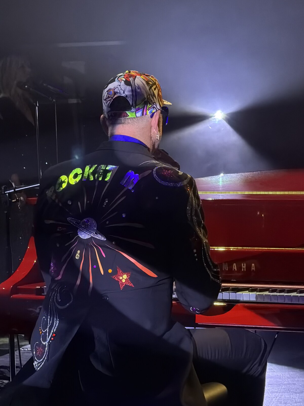 Vokalist på scenen